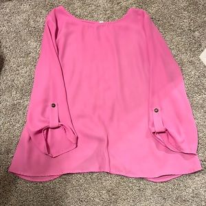 Hot pink dress shirt